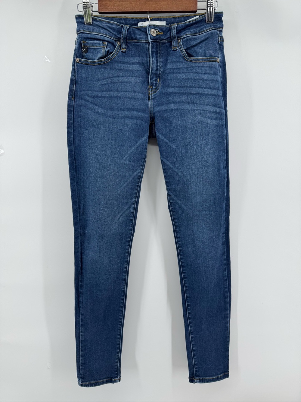 KanCan Medium Blue Skinny Stretch Jeans Women's Sz 7 Waist 27" Denim